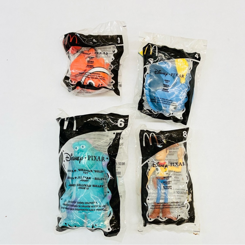 2005 McDonald’s Disney/Pixar Happy Meal Lot of 4